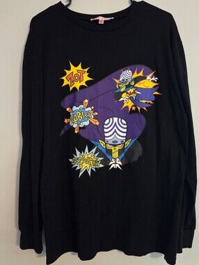 Dolls Kill X Powerpuff Girls Y2K Csrtoon Network Graphic Long Sleeve Tshirt Sz S